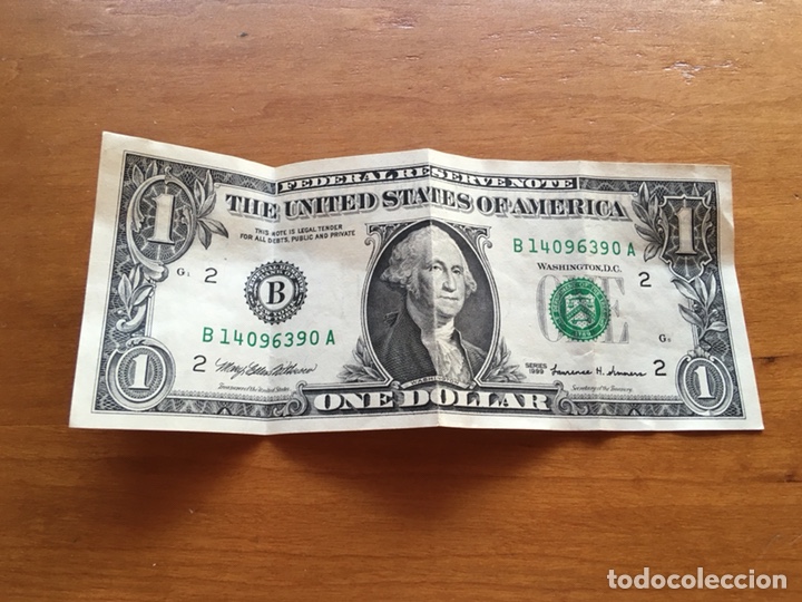 39 99 Dolares Em Reais Billete 1 dólar $ serie 1999 - Vendido en Venta Directa - 131617994