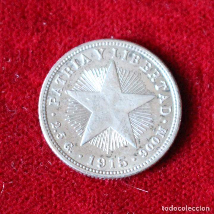 Monedas antiguas de Am&eacute;rica: Cuba 10 Centavos 1915 Plata - Foto 1