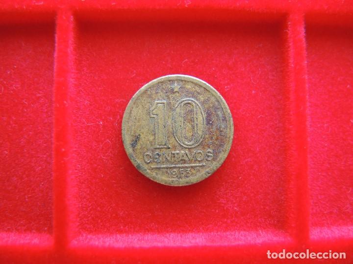 Monedas antiguas de Am&eacute;rica: 10 CENTAVOS, BRASIL, 1953 - Foto 1