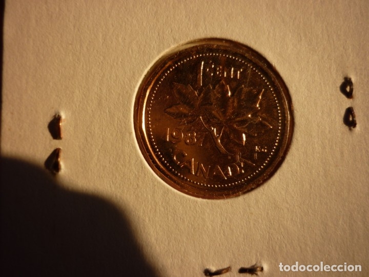 Monedas antiguas de Am&eacute;rica: CANADA, 1 CENT 1987 - Foto 2