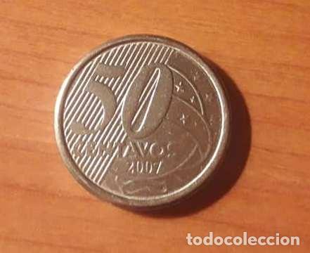 Monedas antiguas de Am&eacute;rica: Brasil 50 centavos - Foto 2