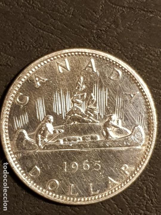 Monedas antiguas de Am&eacute;rica: Canada. 1 d&oacute;lar. 1965. - Foto 5