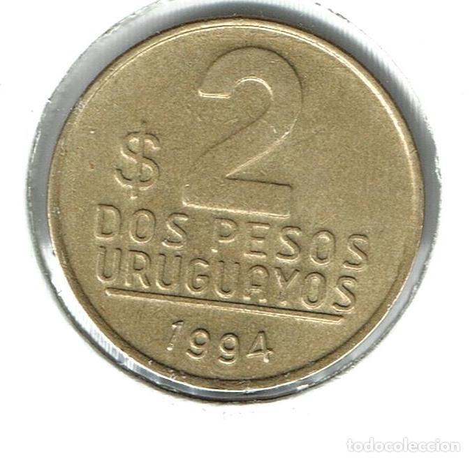 Monedas antiguas de Am&eacute;rica: URUGUAY 2 PESOS 1994 - Foto 1