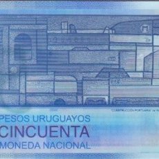 Monedas antiguas de América: BILLETE NUEVO URUGUAY POLYMER 50 PESOS COMMEMORATIVE BANKNOTE 2018 (2017), UNC . Lote 139741090