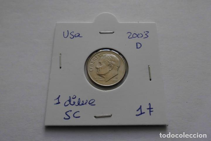 Monedas antiguas de Am&eacute;rica: Usa 1 dime 2003 D - Foto 1