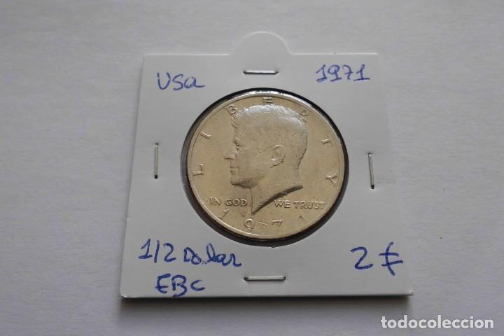 Monedas antiguas de Am&eacute;rica: Usa 1/2 dolar 1971 - Foto 1