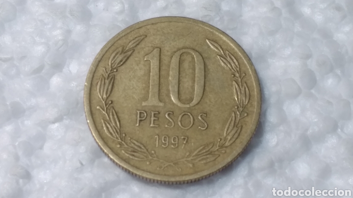 Monedas antiguas de Am&eacute;rica: CHILE 10 PESOS 1997 - Foto 2