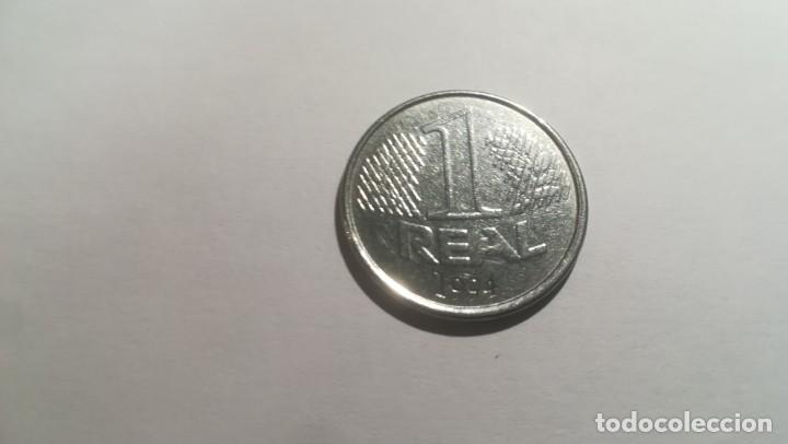 Monedas antiguas de Am&eacute;rica: Moneda 1 real. Brasil 1954 - Foto 1