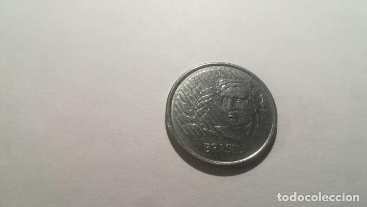 Monedas antiguas de Am&eacute;rica: Moneda 1 real. Brasil 1954 - Foto 2