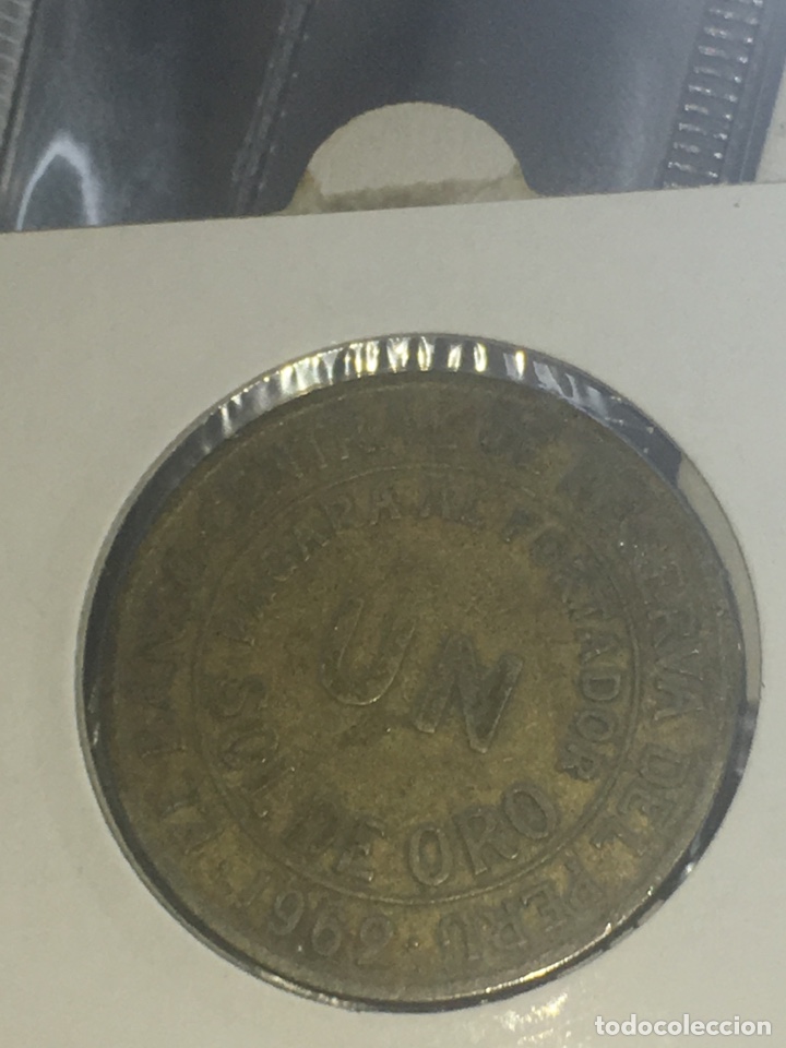 Monedas antiguas de Am&eacute;rica: Peru un sol de oro 1962 - Foto 1