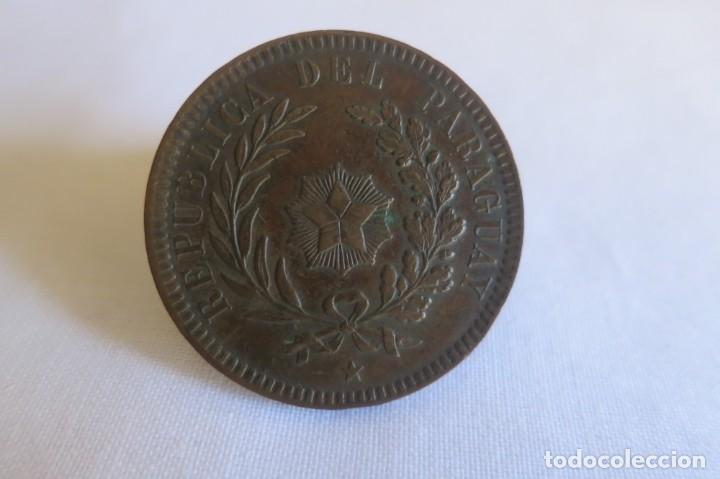 Monedas antiguas de Am&eacute;rica: Paraguay 2 centesimos 1870 - Foto 1