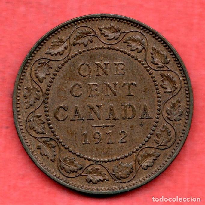 Monedas antiguas de Am&eacute;rica: CANAD&Aacute; - 1 CENTAVOS, 1912 - Foto 2