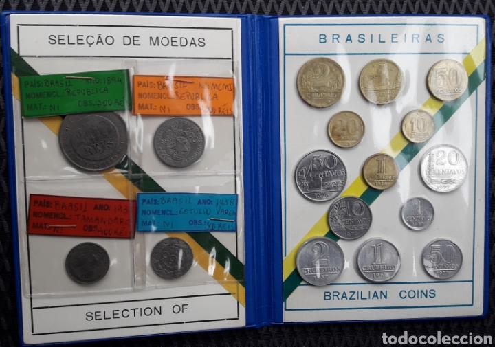 Monedas antiguas de Am&eacute;rica: Colecci&oacute;n 17 Monedas Brasil - Foto 2