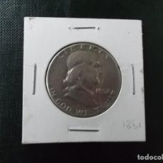 Monedas antiguas de América: MEDIO DOLLAR BENJAMIN FRANKLIN PLATA 1952. Lote 149284642