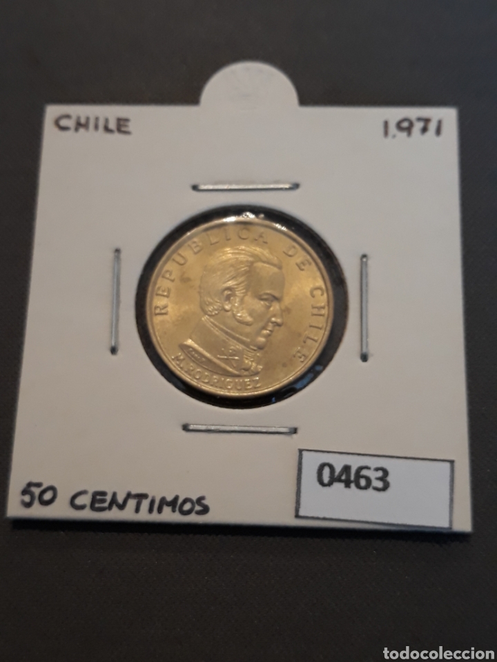 Monedas antiguas de Am&eacute;rica: Chile 50 c&eacute;ntimos 1971 - Foto 1