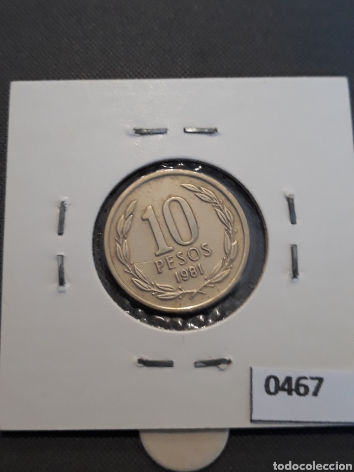 Monedas antiguas de Am&eacute;rica: Chile 10 pesos 1981 - Foto 2