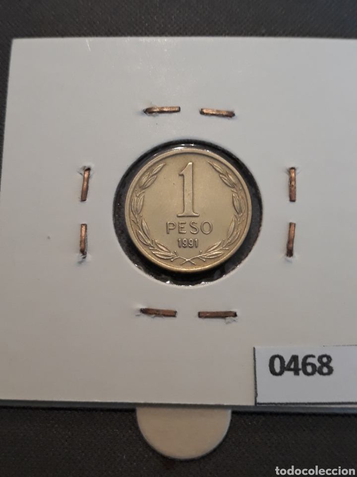 Monedas antiguas de Am&eacute;rica: Chile 1 peso 1992 - Foto 2
