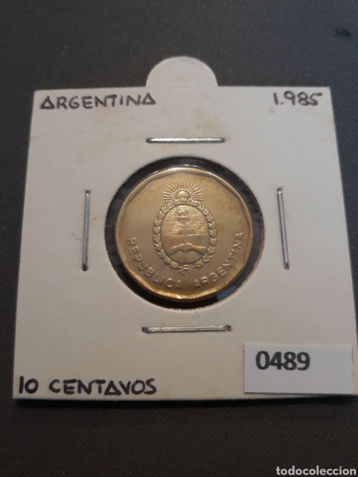 Monedas antiguas de Am&eacute;rica: Argentina 10 centavos 1985 - Foto 1