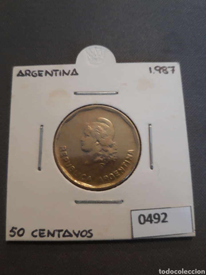Monedas antiguas de Am&eacute;rica: Argentina 50 centavos 1987 - Foto 1