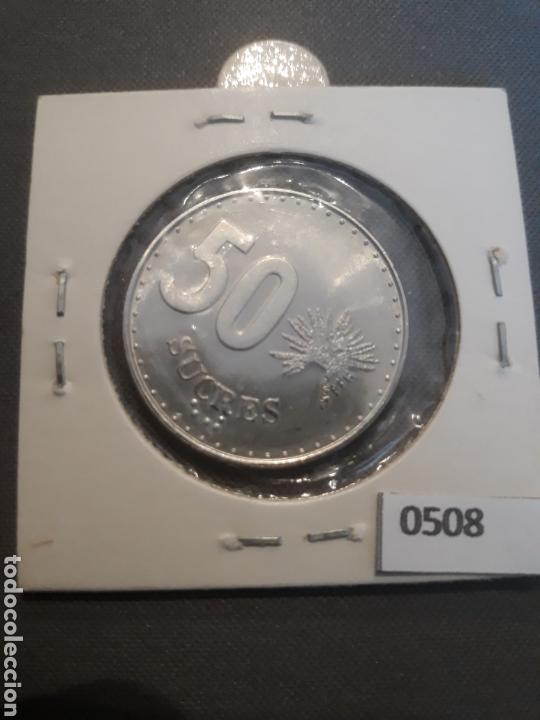 Monedas antiguas de Am&eacute;rica: Ecuador 50 sucres - Foto 2