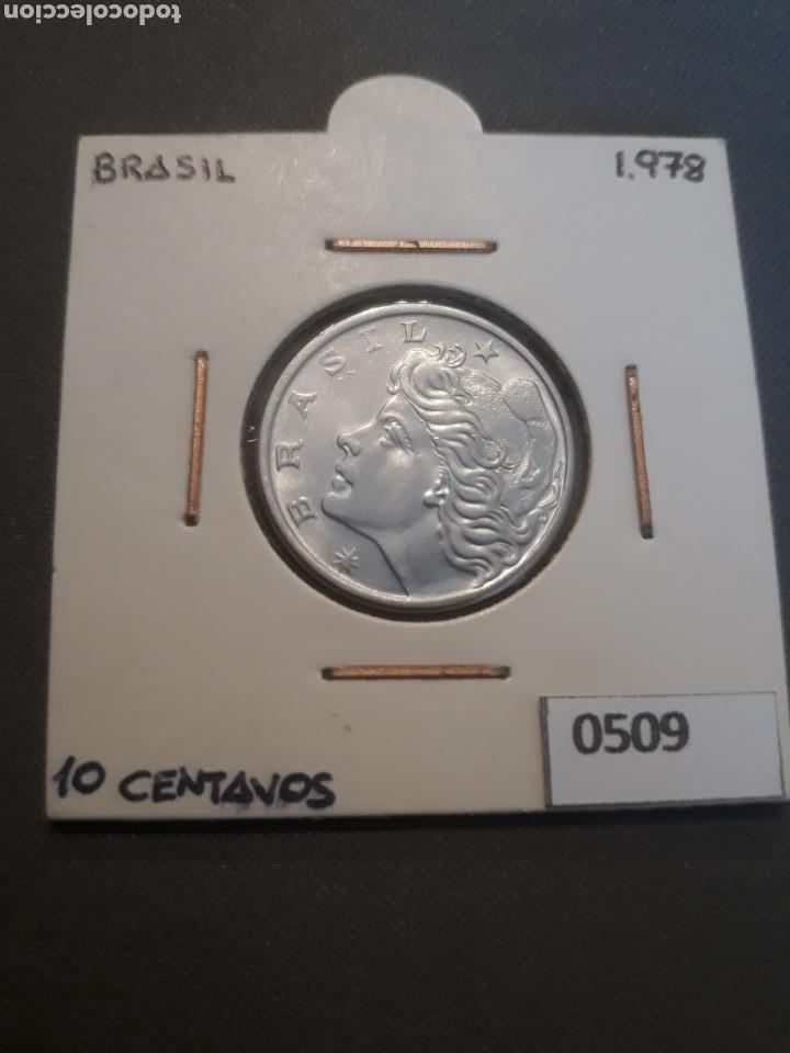 Monedas antiguas de Am&eacute;rica: Brasil 10 centavos 1978 - Foto 1