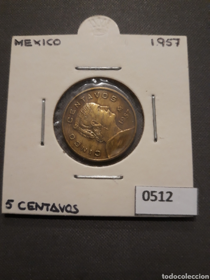 Monedas antiguas de Am&eacute;rica: M&eacute;xico 5 centavos 1957 - Foto 1