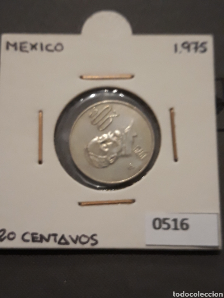 Monedas antiguas de Am&eacute;rica: M&eacute;xico 20 centavos 1975 - Foto 1