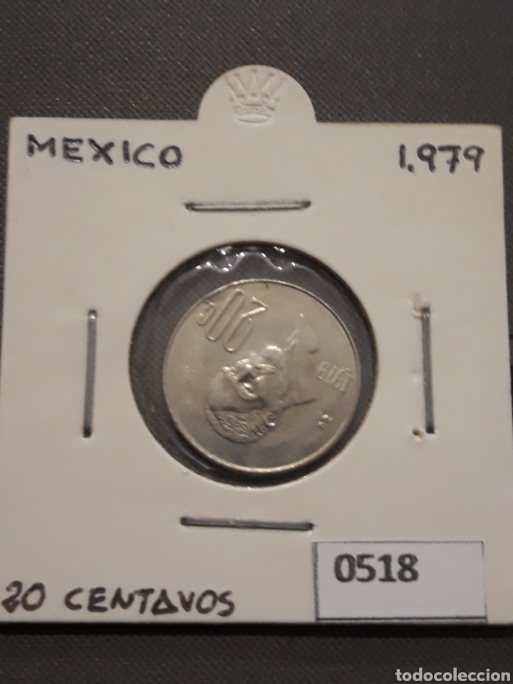 Monedas antiguas de Am&eacute;rica: M&eacute;xico 20 centavos 1979 - Foto 1