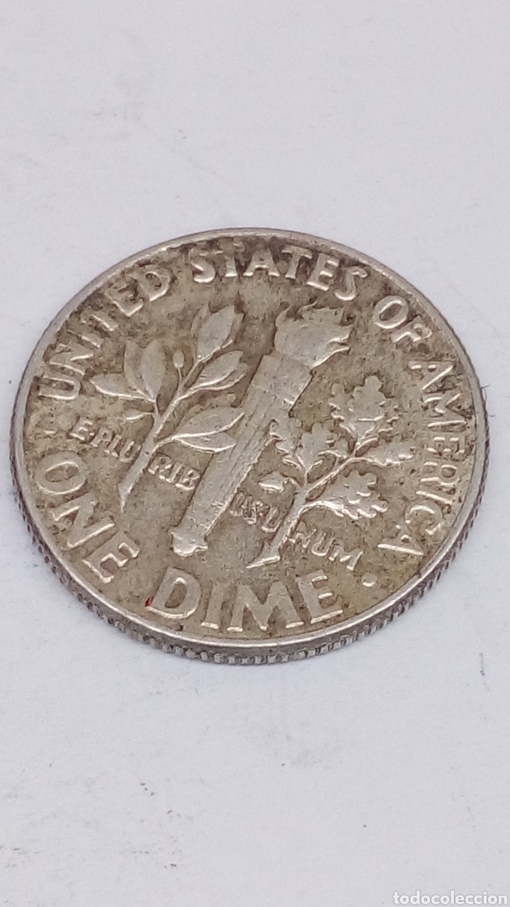 Monedas antiguas de Am&eacute;rica: Moneda one dime 1964 - Foto 1