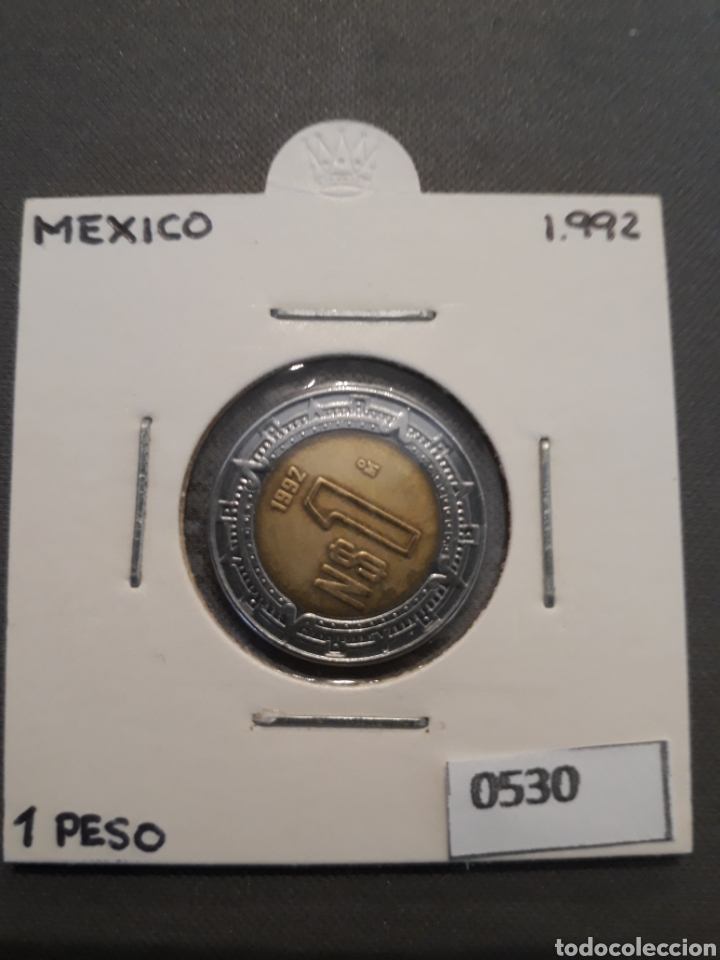 Monedas antiguas de Am&eacute;rica: M&eacute;xico 1 peso 1992 - Foto 1
