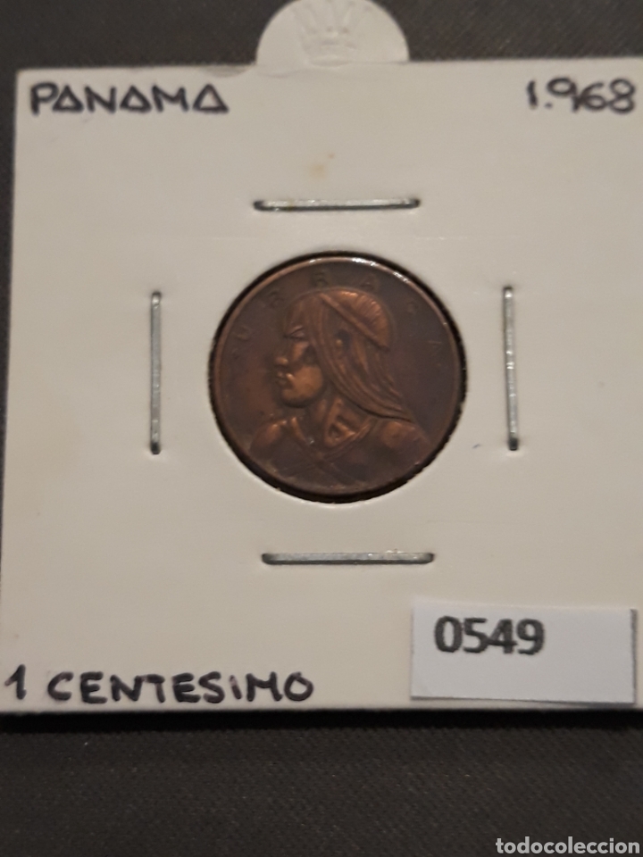 Monedas antiguas de Am&eacute;rica: Panam&aacute; 1 cent&eacute;simo 1968 - Foto 1