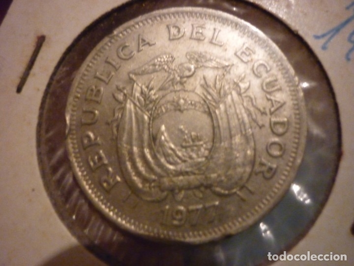 Monedas antiguas de Am&eacute;rica: ECUADOR - UN SUCRE 1977 - Foto 2