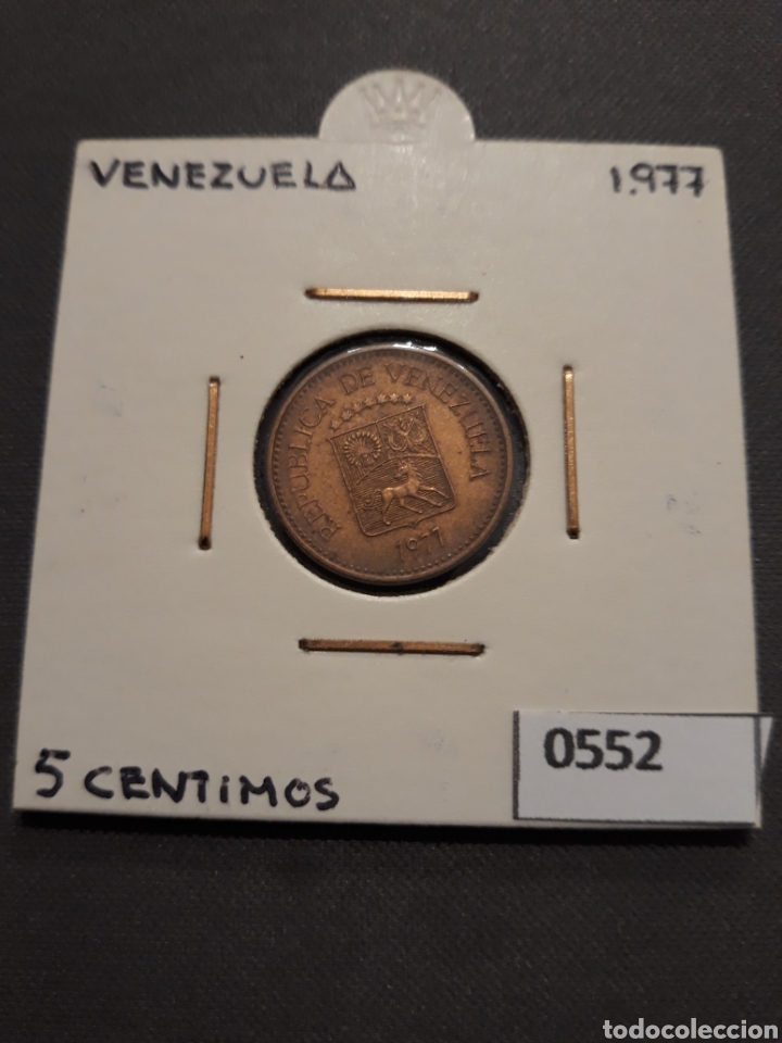 Monedas antiguas de Am&eacute;rica: Venezuela 5 c&eacute;ntimos 1977 - Foto 1