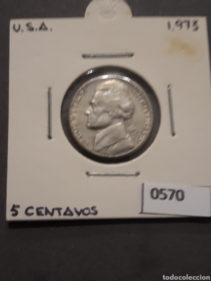 Monedas antiguas de Am&eacute;rica: USA 5 centavos 1973 - Foto 1