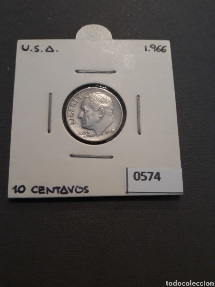 Monedas antiguas de Am&eacute;rica: USA 10 centavos 1966 - Foto 1