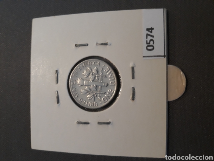 Monedas antiguas de Am&eacute;rica: USA 10 centavos 1966 - Foto 2