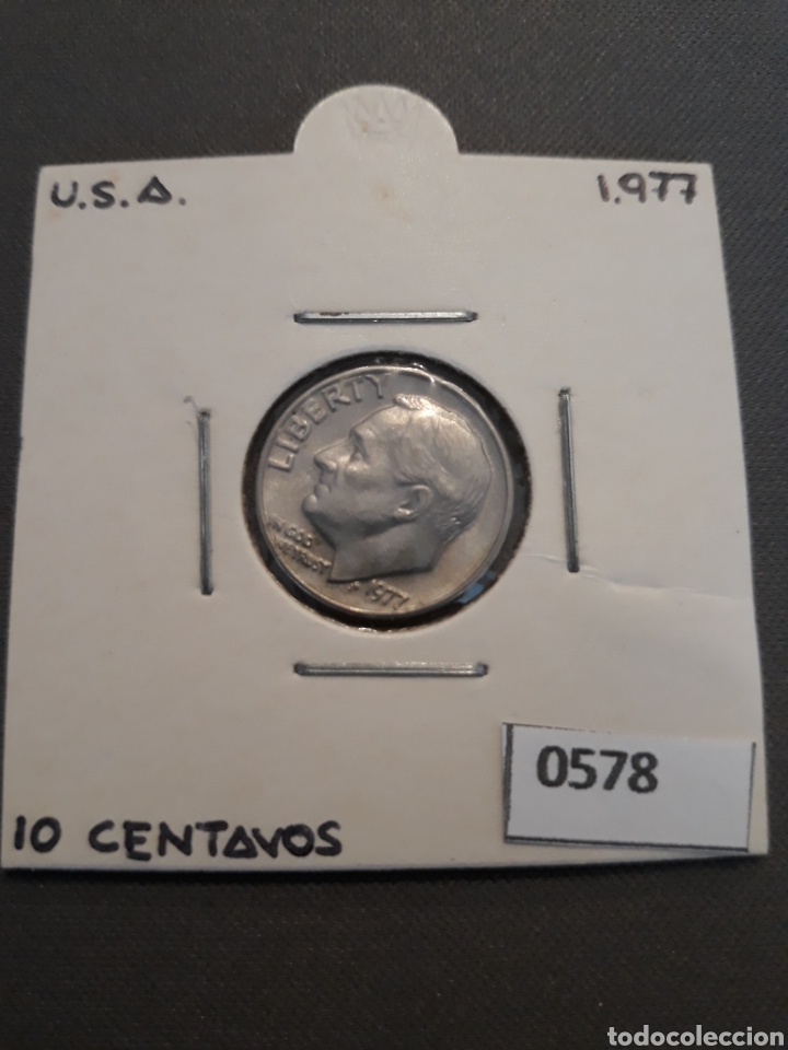 Monedas antiguas de Am&eacute;rica: USA 10 centavos 1977 - Foto 1