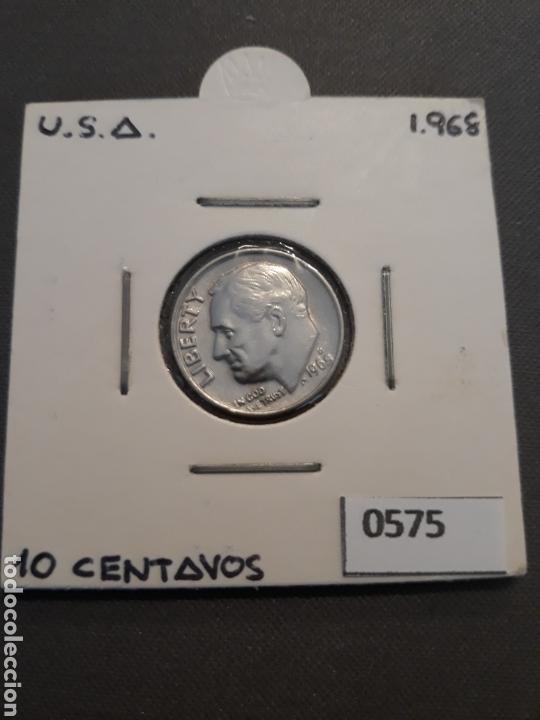 Monedas antiguas de Am&eacute;rica: USA 10 centavos 1968 - Foto 1