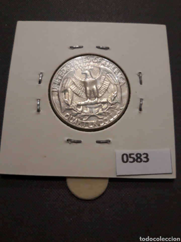 Monedas antiguas de Am&eacute;rica: USA 25 centavos 1966 - Foto 2