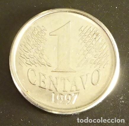 Monedas antiguas de Am&eacute;rica: BRASIL 1 CENTAVOS 1997 - Foto 2