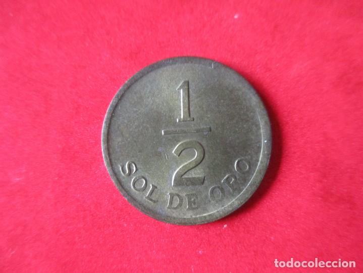 Monedas antiguas de Am&eacute;rica: Peru. moneda de 1/2 sol. 1976 - Foto 2