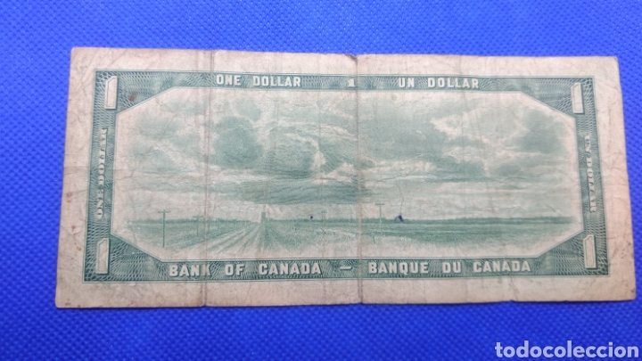 Monedas antiguas de Am&eacute;rica: CANADA 1 DOLAR 1954 - Foto 2