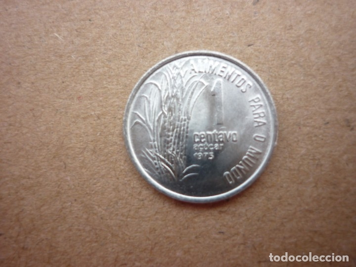 Monedas antiguas de Am&eacute;rica: BRASIL - 1 CENTAVO 1975 - Foto 2
