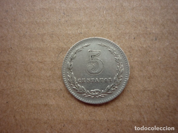 Monedas antiguas de Am&eacute;rica: ARGENTINA - 5 CENTAVOS 1925 - Foto 2