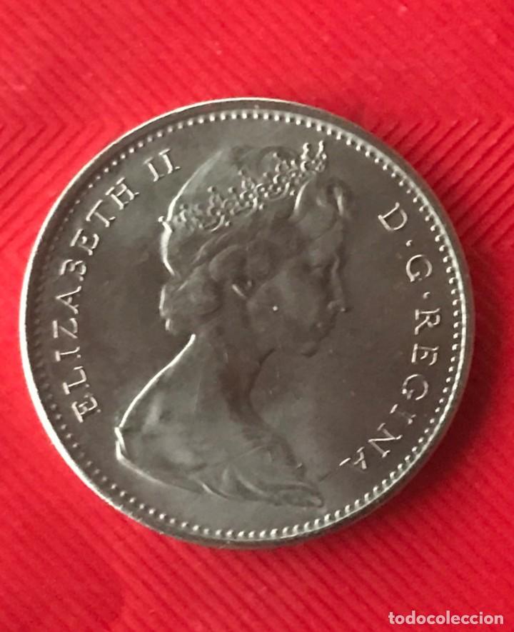 Monedas antiguas de Am&eacute;rica: Canad&aacute; 5 centavos, 1971 - Foto 1