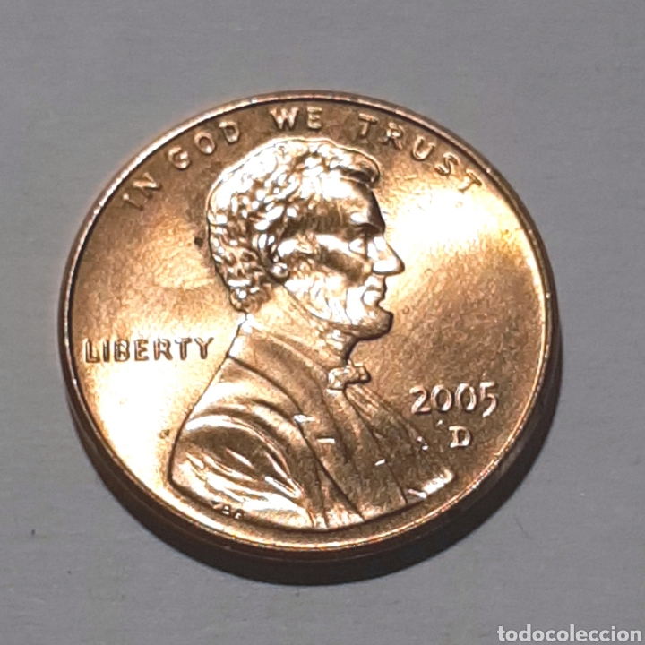 Monedas antiguas de Am&eacute;rica: (NM-01) MONEDA 1 CENT , USA, ( 2005 D) KM#201b - Foto 2