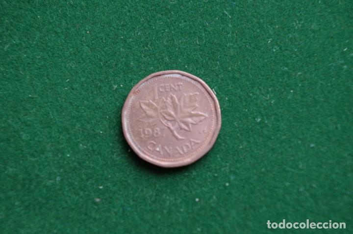 Monedas antiguas de Am&eacute;rica: CANADA 1 CENT 1987 N&ordm; 457 - Foto 1