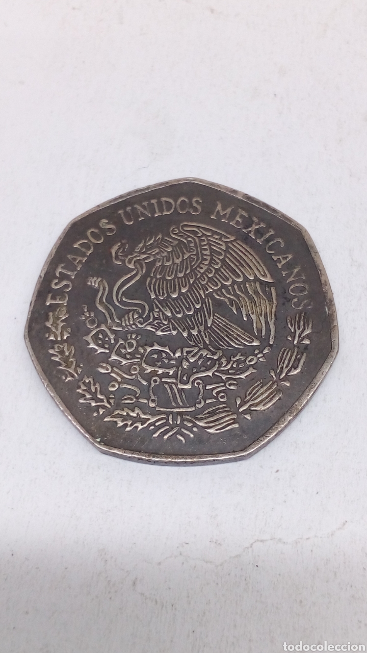 Monedas antiguas de Am&eacute;rica: Moneda 10 pesos Mexicanos - Foto 2