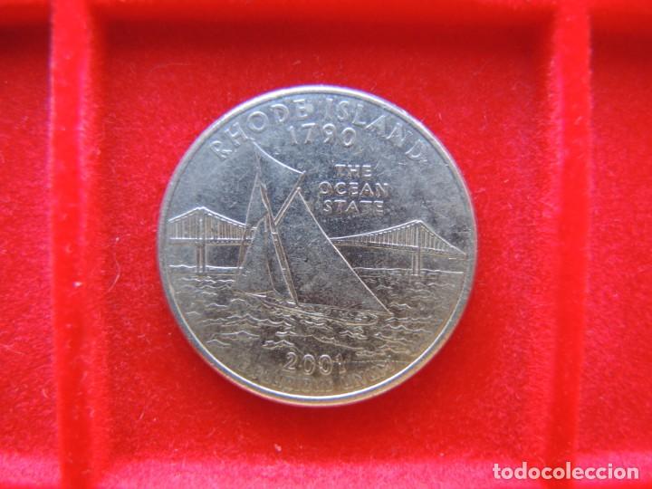 Monedas antiguas de Am&eacute;rica: CUARTO DE D&Oacute;LAR, EE.UU., RHODE ISLAND, 2001 - Foto 1