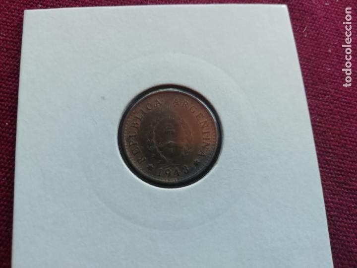 Monedas antiguas de Am&eacute;rica: Argentina. Centavo de 1943. SC - Foto 2
